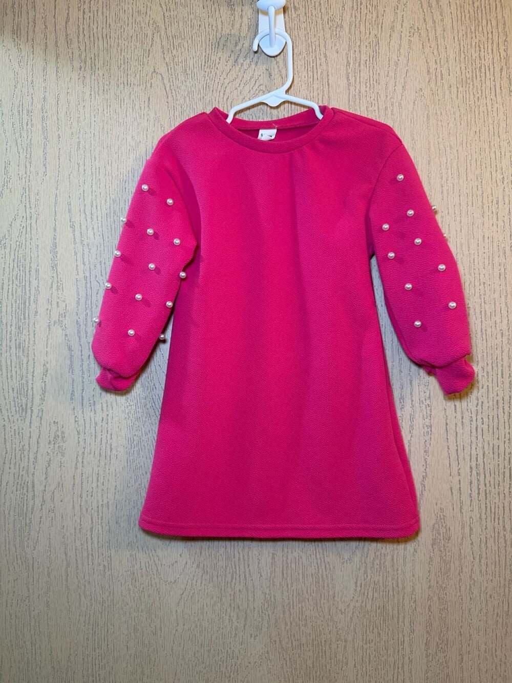 SHEIN Pink Pearl Dress